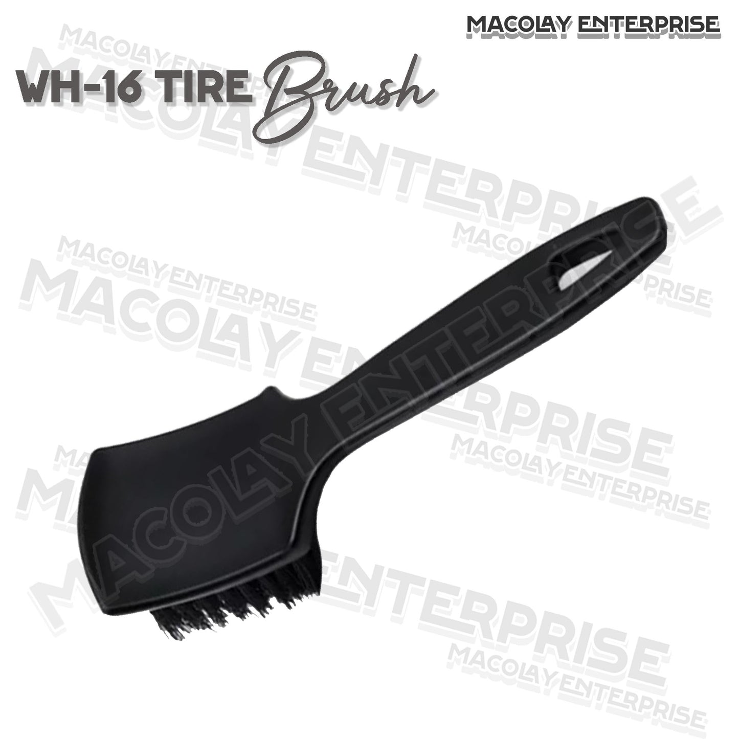 WH-16 Medium Soft Bristle Ergonomic Tire Brush