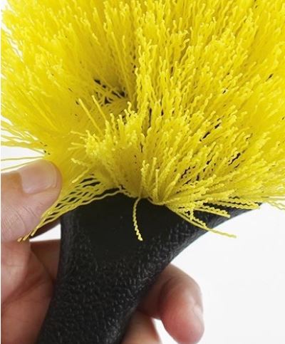 WH-12 Yellow Hard bristles Tire Brush