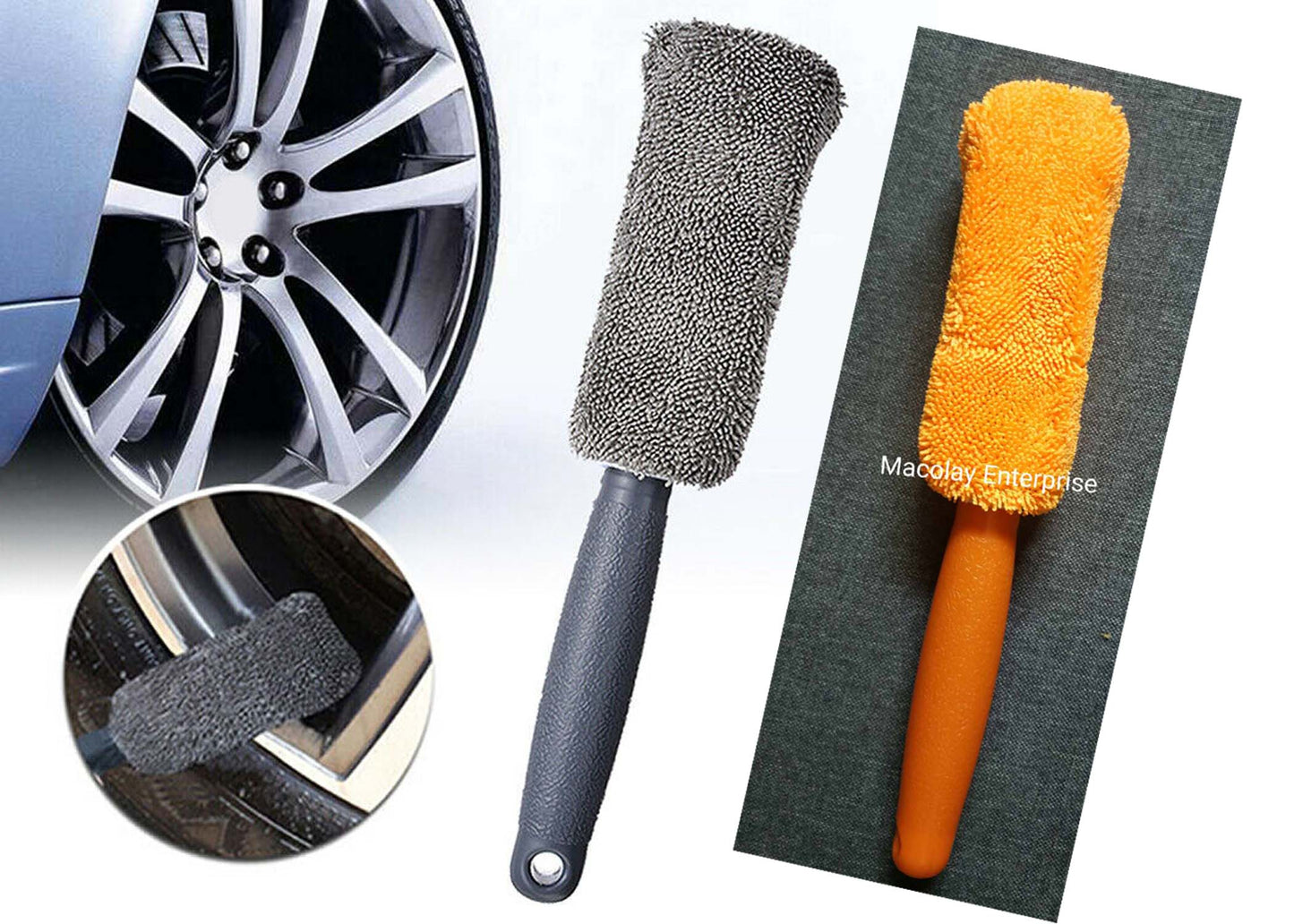 WH-21 Microfiber Wheel Rim Cleaner Wheel Brush