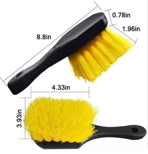 WH-12 Yellow Hard bristles Tire Brush