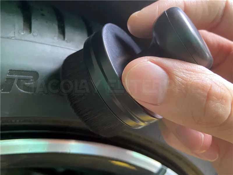 WH-34 Firm Soft Bristles Tire Dressing Applicator Brush