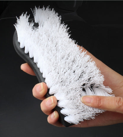 WH-28 White Hard Bristle Tire Brush