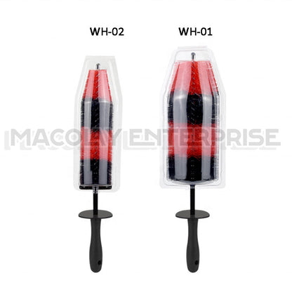 WH-01A Red Black Large Wheel Brush