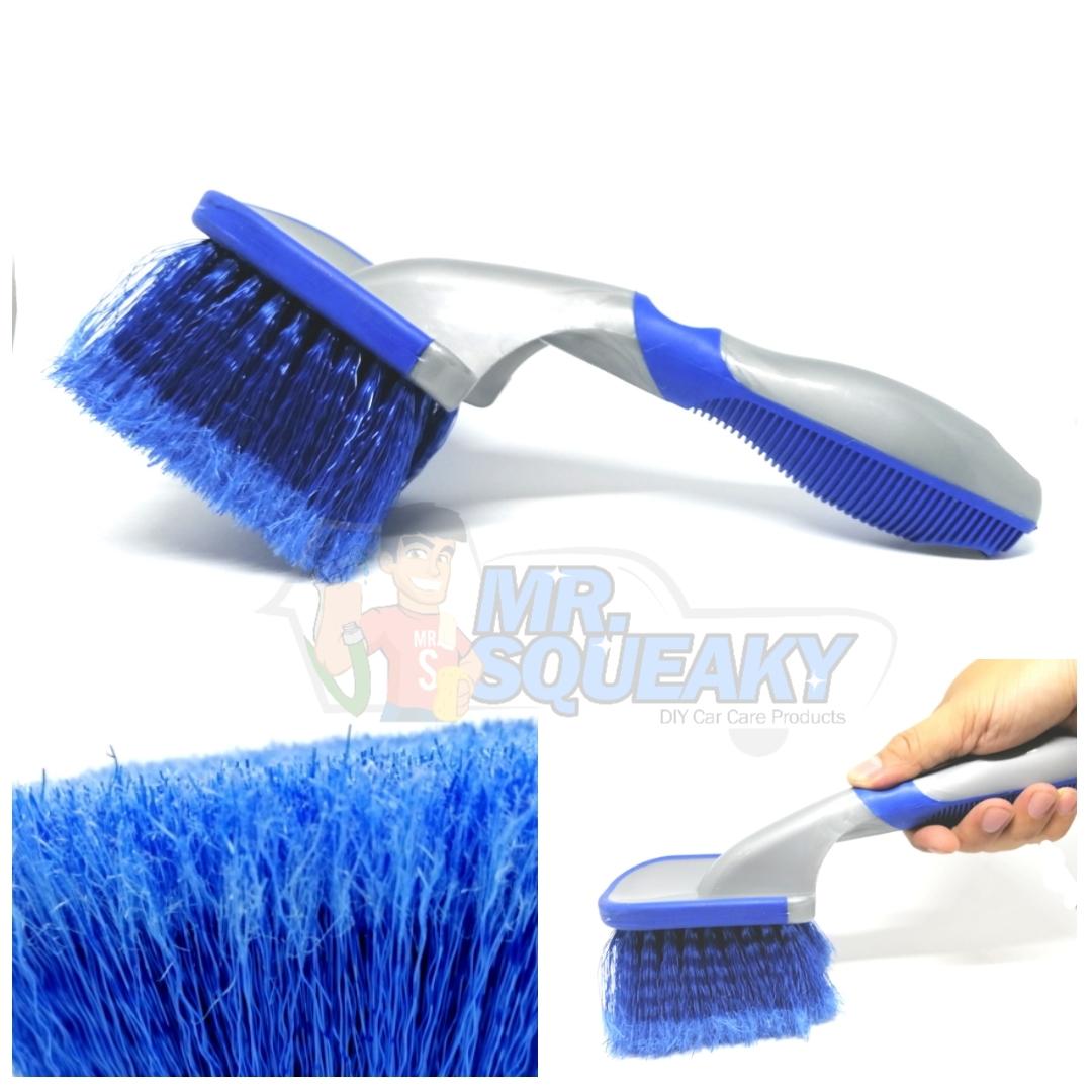 WH-10 Blue Flagged Bristles Tire Brush