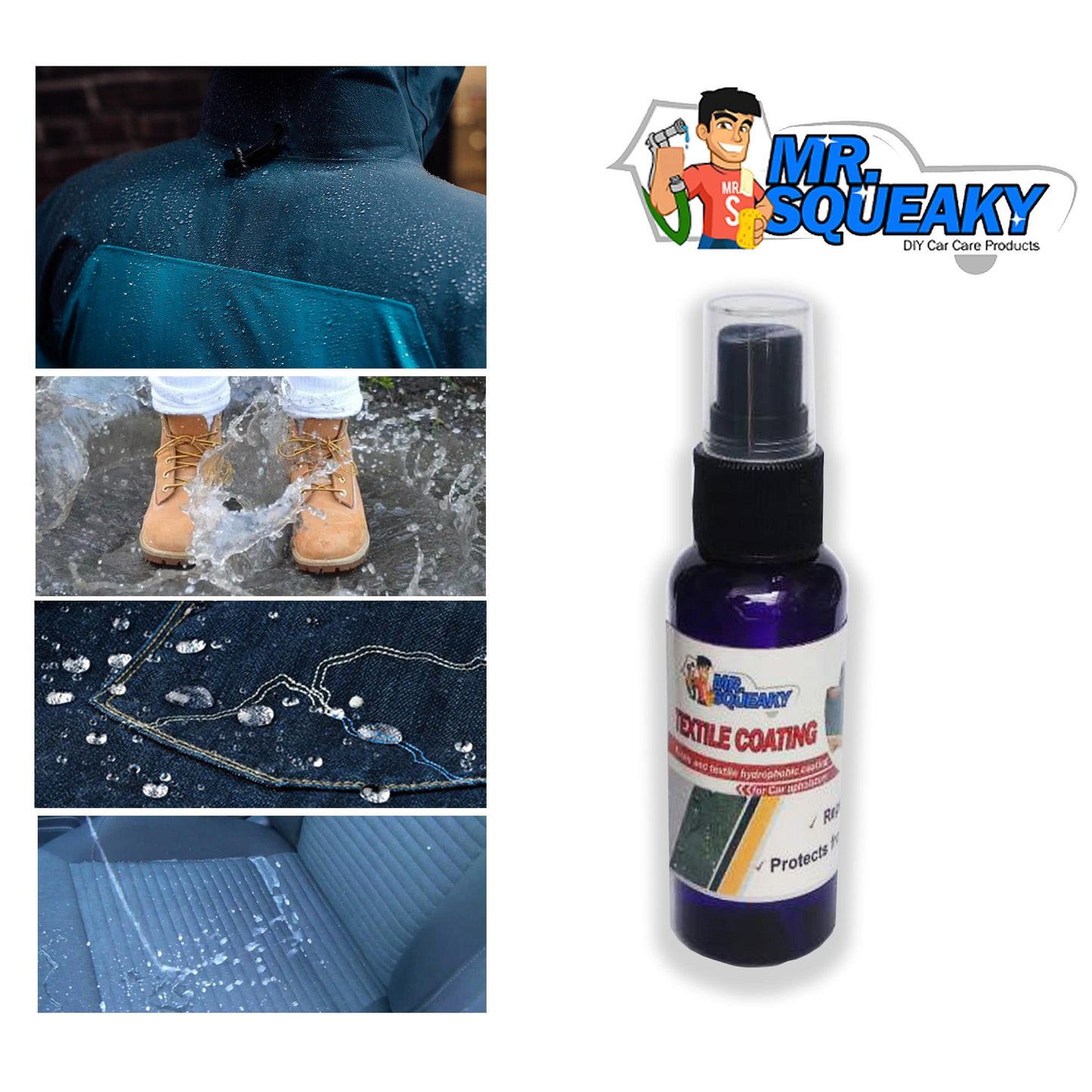 Mr. Squeaky Textile Coating Water Repellent