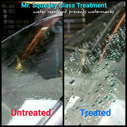 GLASS COMBO Mr. Squeaky Watermarks remover 250ml & Glass Treatment 20ml