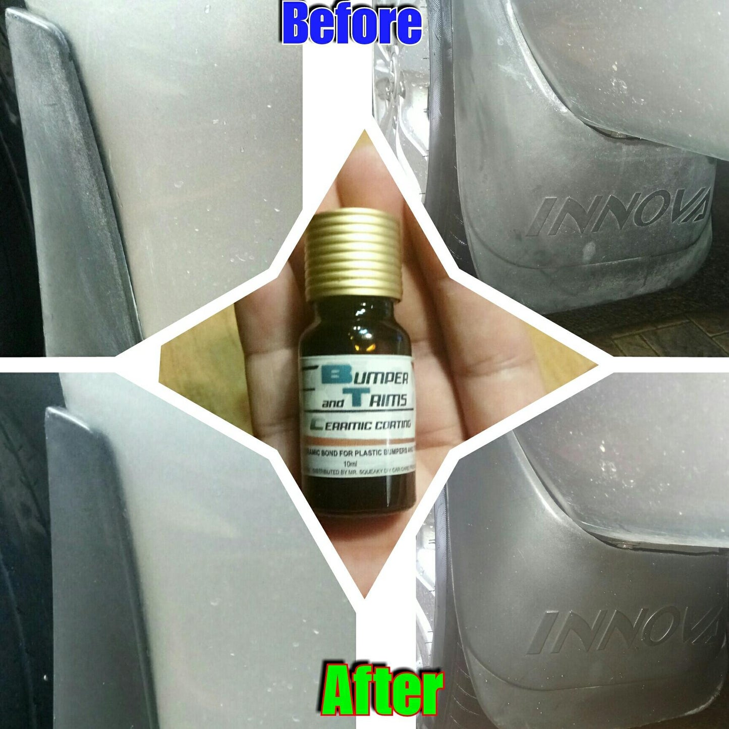 Mr. Squeaky Plastic, Bumper and Trims Ceramic Coating 10ml