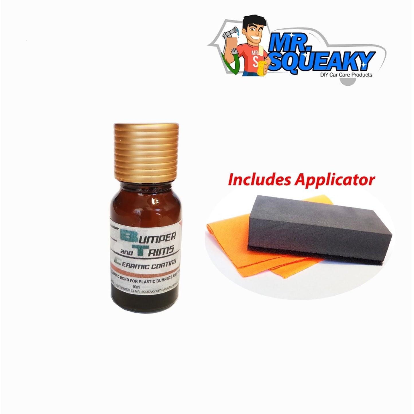 Mr. Squeaky Plastic, Bumper and Trims Ceramic Coating 10ml