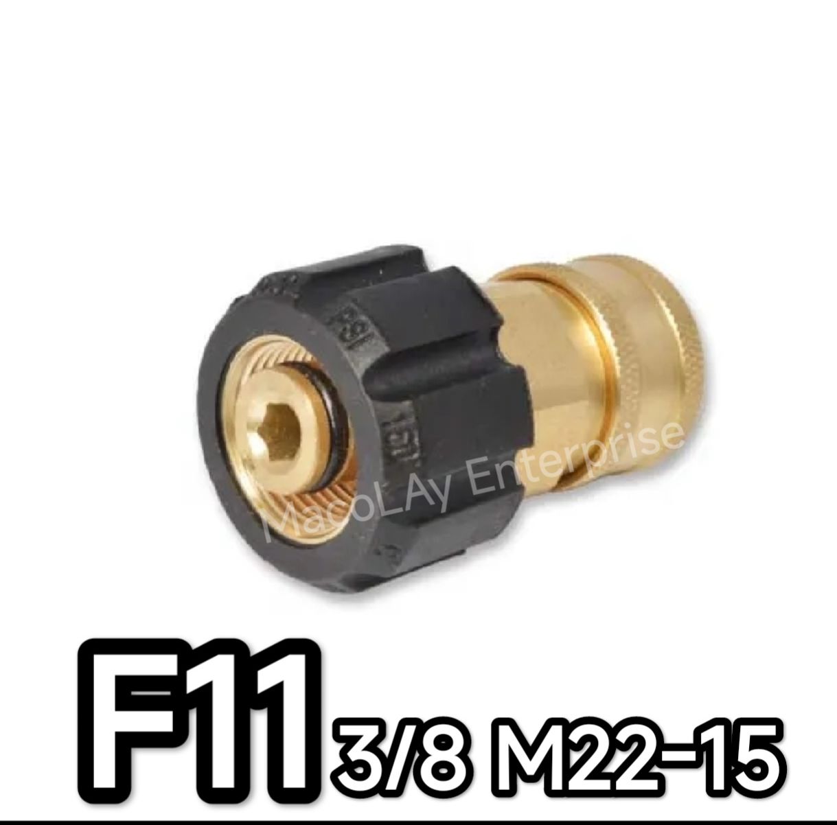 F11 Pressure Washer Twist Connect QC Socket Plug High Pressure Fittings