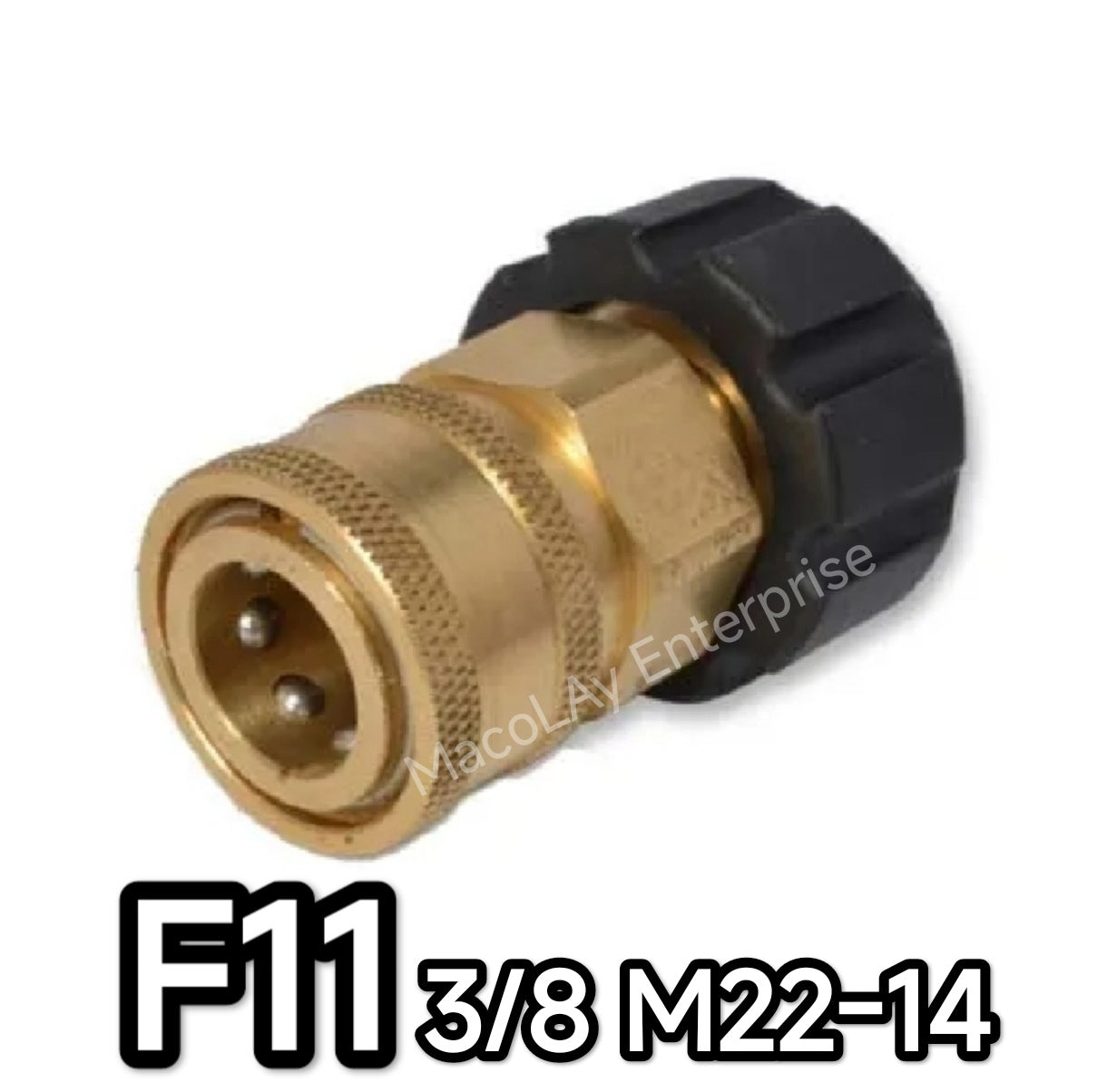 F11 Pressure Washer Twist Connect QC Socket Plug High Pressure Fittings