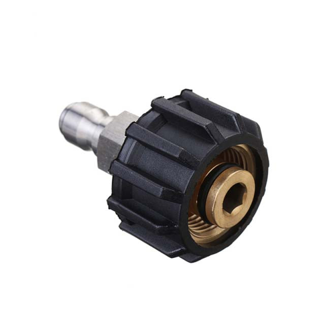 F01 1/4 or 3/8, M22-14mm or M22-15 Pressure Washer Twist Connect Fittings