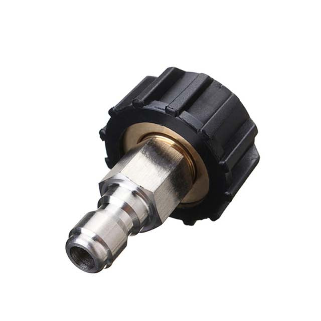 F01 1/4 or 3/8, M22-14mm or M22-15 Pressure Washer Twist Connect Fittings