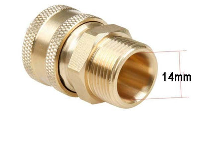 F02 Pressure Washer Quick Connect Adapter 1/4 or 3/8 female - M22-14 or M22-15 Fittings