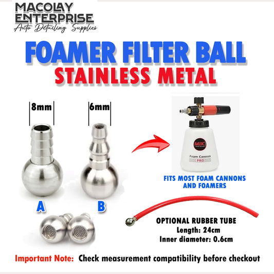 F41 Filter Ball Replacement or Upgrade for Tube of Foam Cannon Fittings