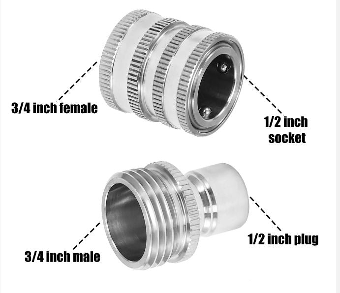 F39 Pressure Washer Quick Connect Set Stainless Fittings