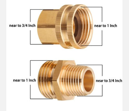 F33 1/2 NPT and 3/4 GHT Conversion Fittings Set