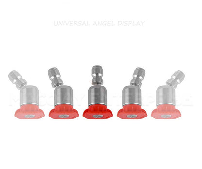 F13A 360 Degrees High Pressure Washer Spray Nozzle Tips Set Fittings