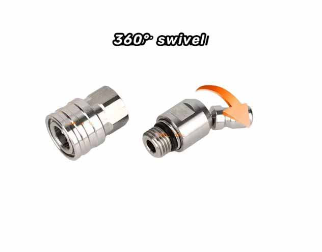 F30 360 Degrees High Pressure Washer Spray Adapter Nozzle Fittings