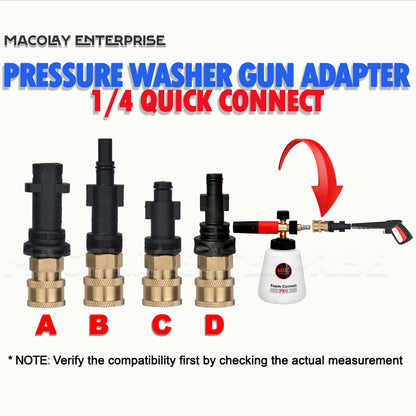 F23 Foam Cannon Fittings Adapter
