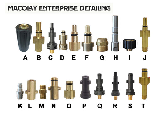 F03 Snow Foam Lance / Foam Cannon Fittings Adapter