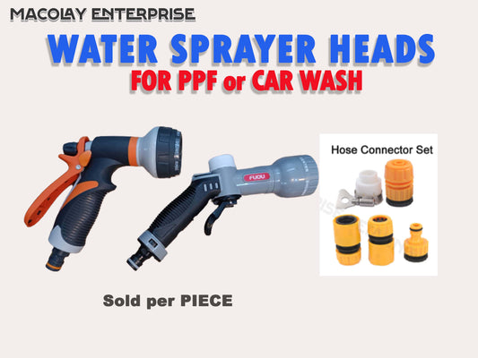 F17  Sprayer Head with 8 or 5 Spray pattern OR 5-pcs Hose Connector Fittings Set