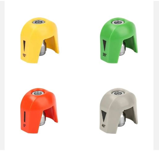 F29 U-Type High Pressure Washer Nozzle Tips 1/4 QC Fittings 4pcs per Set