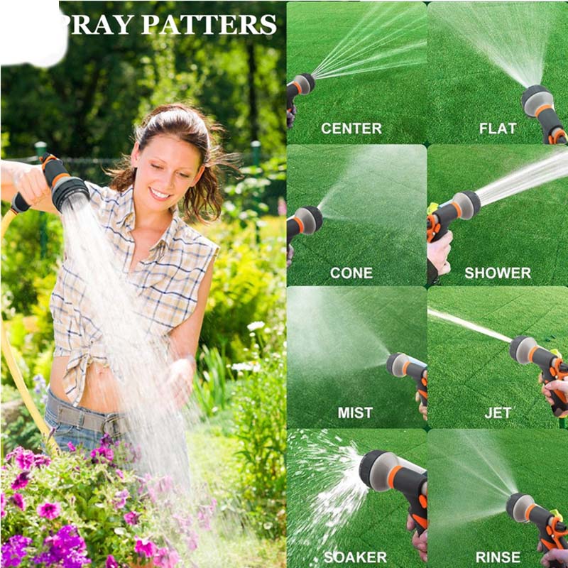 F17  Sprayer Head with 8 or 5 Spray pattern OR 5-pcs Hose Connector Fittings Set