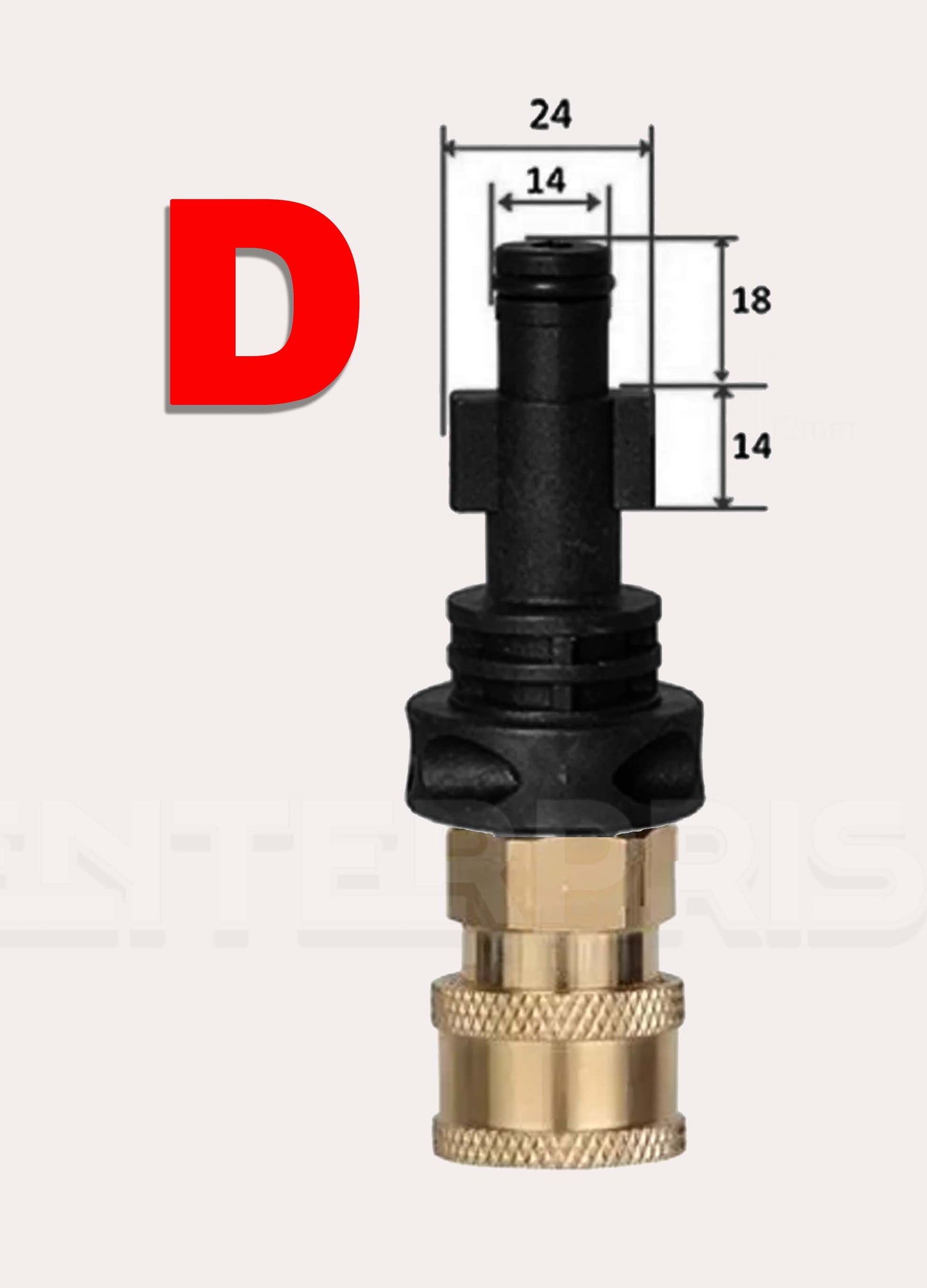 F23 Foam Cannon Fittings Adapter