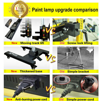 LT-002 Two-Lamp Shortwave Infrared Curing Light Ceramic Coating Dryer Lamp