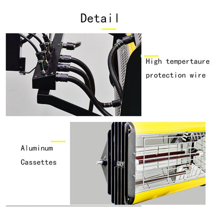 LT-003 Three Lamp Shortwave Infrared Curing Light Ceramic Coating Dryer Lamp