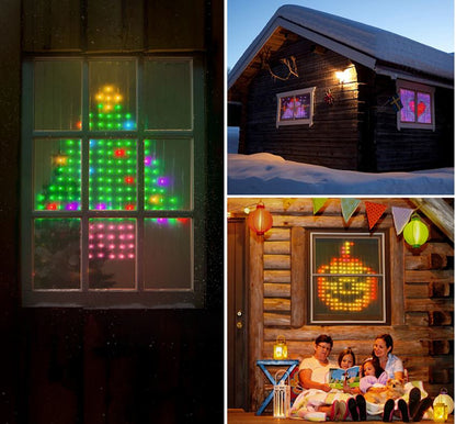 LT-009 SMART Outdoor Curtain String Light Christmas Lights