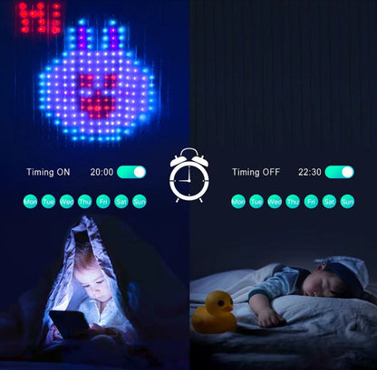 LT-009 SMART Outdoor Curtain String Light Christmas Lights