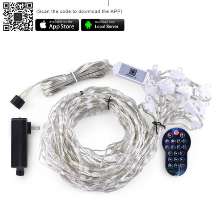 LT-009 SMART Outdoor Curtain String Light Christmas Lights