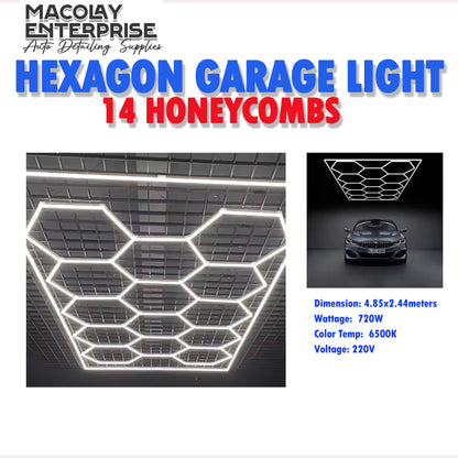 LT-016 Hexagon Garage 14 Honeycomb Hex Detailing Set