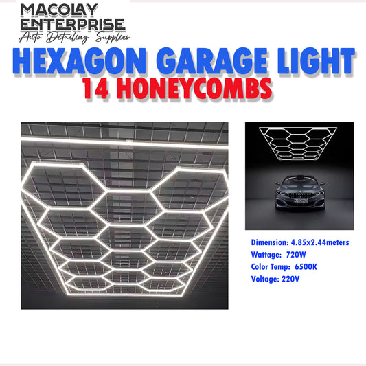 LT-016 Hexagon Garage 14 Honeycomb Hex Detailing Set