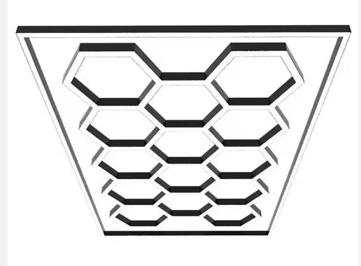 LT-016 Hexagon Garage 14 Honeycomb Hex Detailing Set