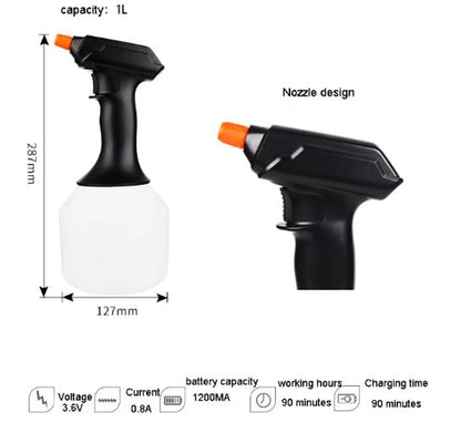 SP-001 Sale! 1L Auto Sprayer Li-ion Powered Sprayer