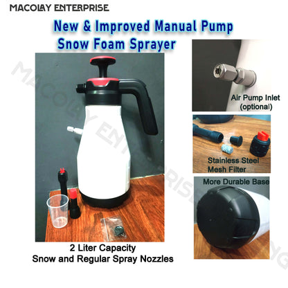 SP-002  Snow Foam Sprayer Manual 2 Liter with Air Inlet