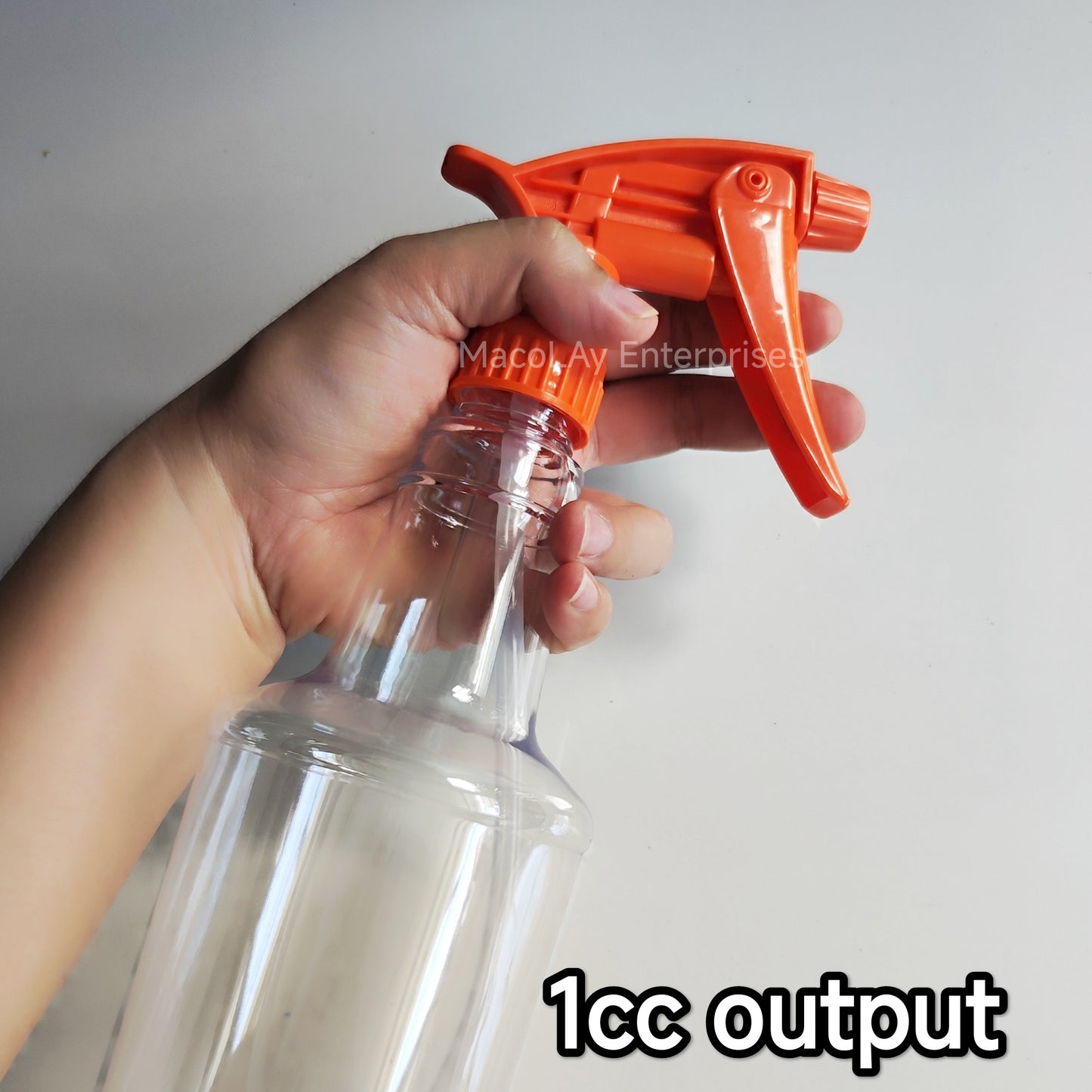 SP-003 Chemical Resistant Sprayer 1 Liter Detailing White or CLEAR Bottle