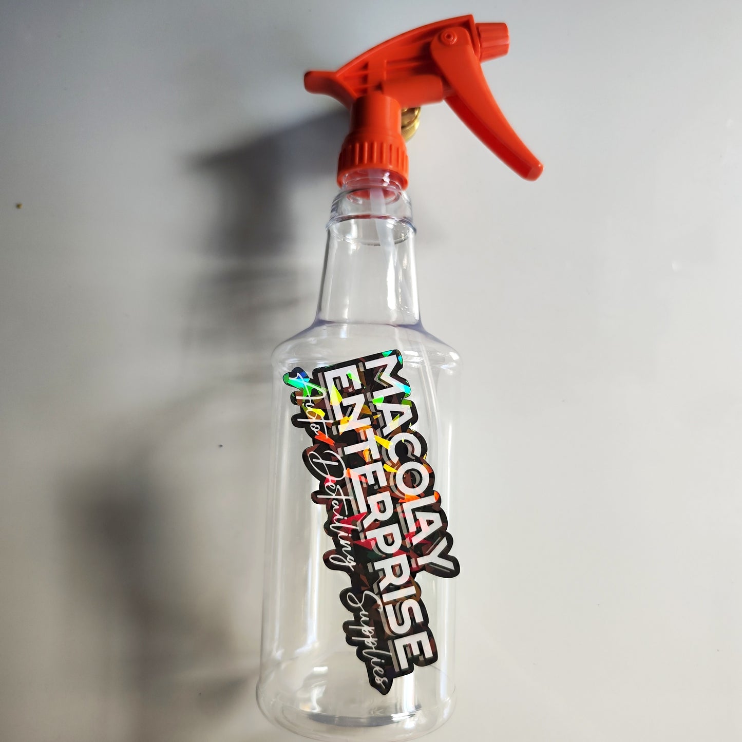 SP-003 Chemical Resistant Sprayer 1 Liter Detailing White or CLEAR Bottle