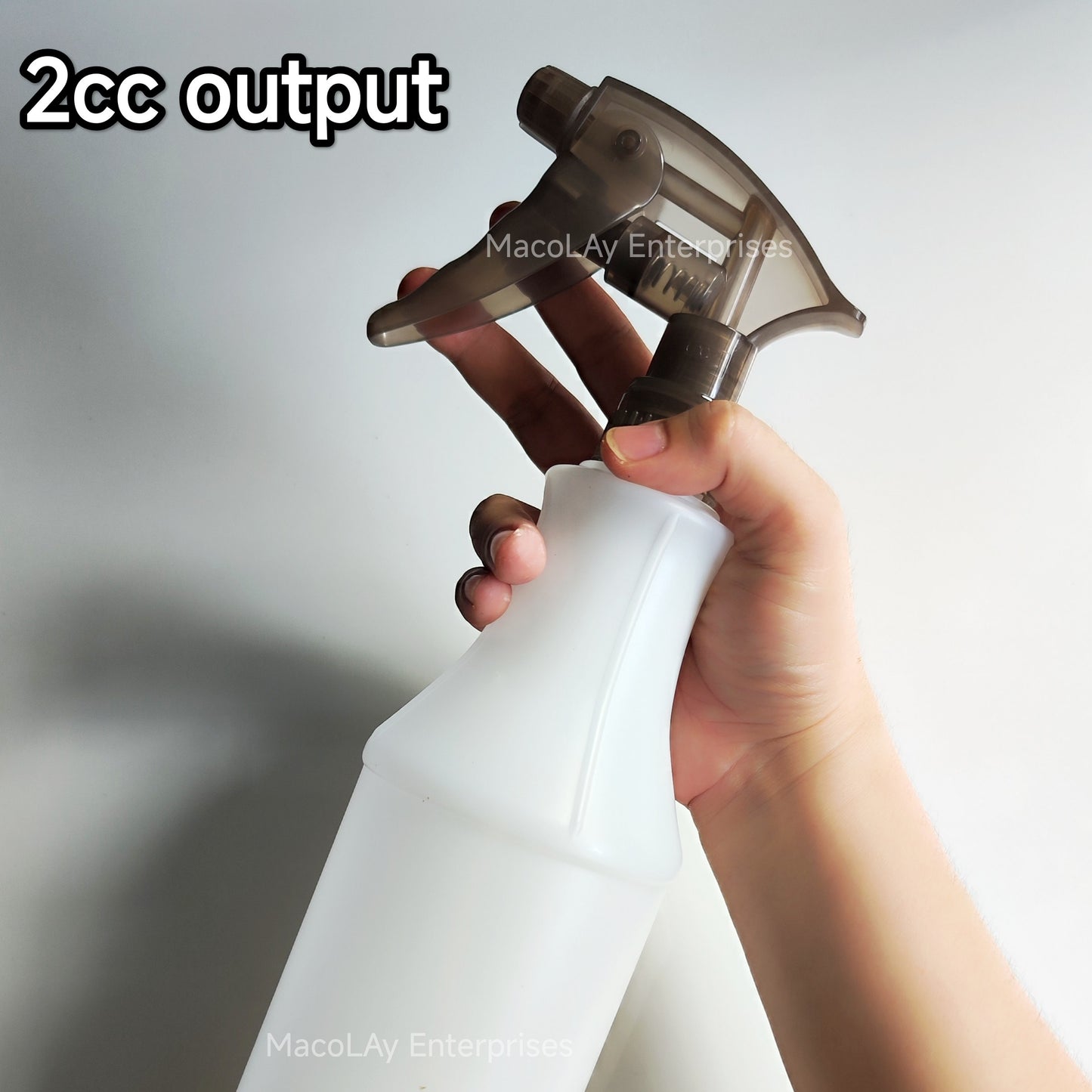 SP-003 Chemical Resistant Sprayer 1 Liter Detailing White or CLEAR Bottle