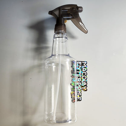 SP-003 Chemical Resistant Sprayer 1 Liter Detailing White or CLEAR Bottle