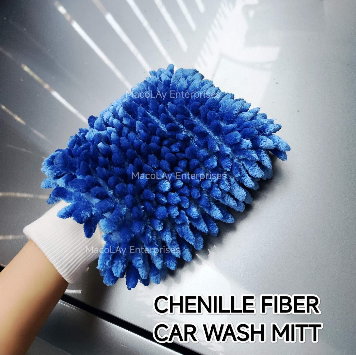 Premium Chenille Fiber Car Wash Mitt
