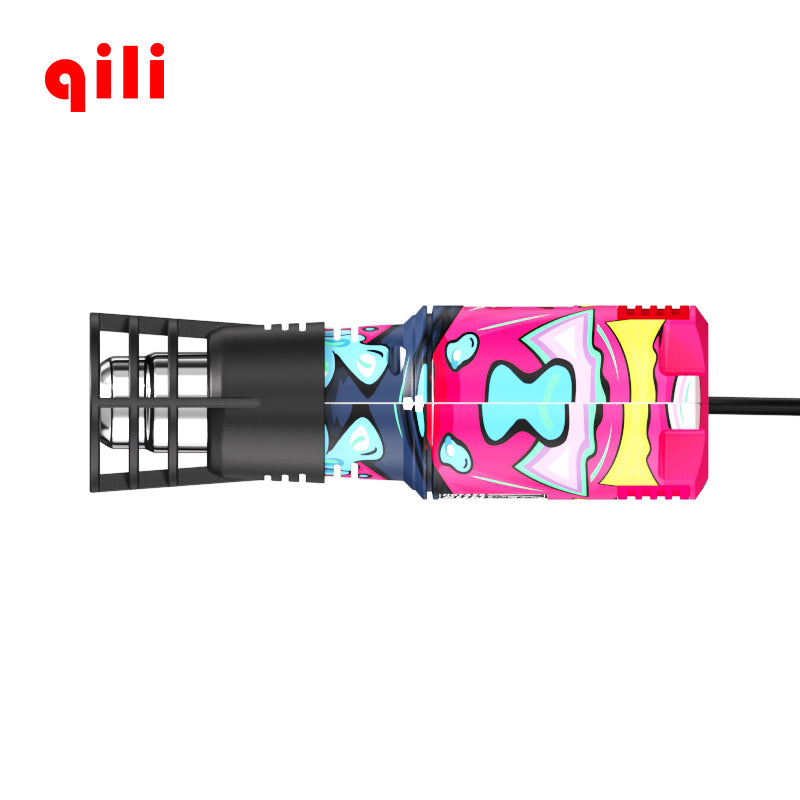 WR-121 Qili Pink Graffiti Heat Gun 650deg Max Adjustable Temp