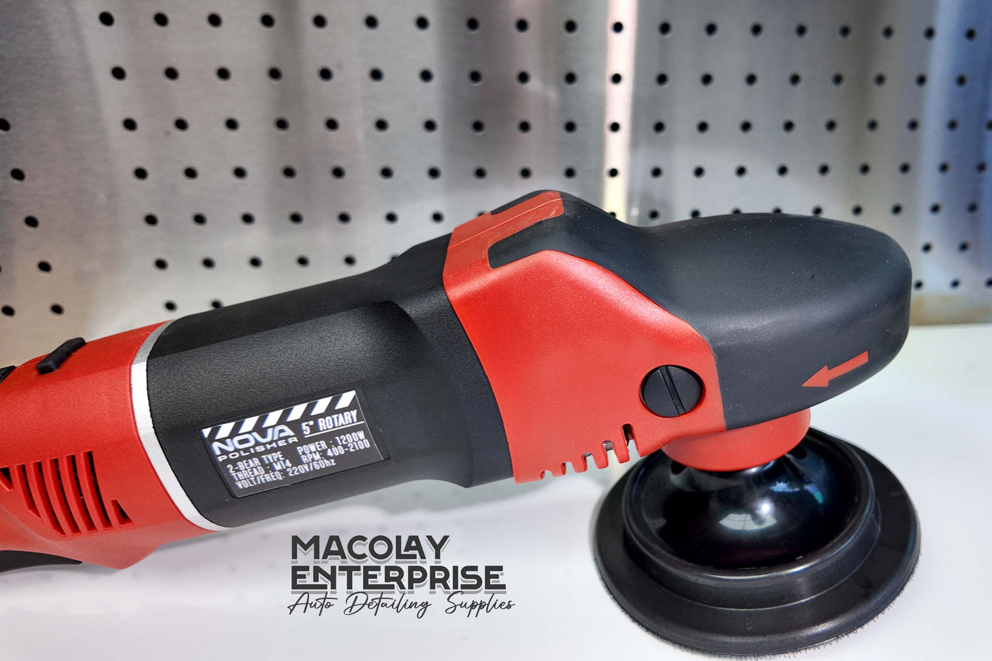 MP-21 Nova 5-inch Rotary Polisher Machine with 3 Pads