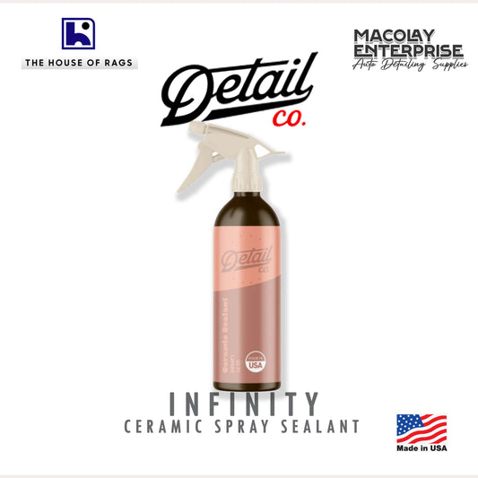 Detail Co. Infinity Ceramic Spray Sealant  Topper or Drying Aide 16oz
