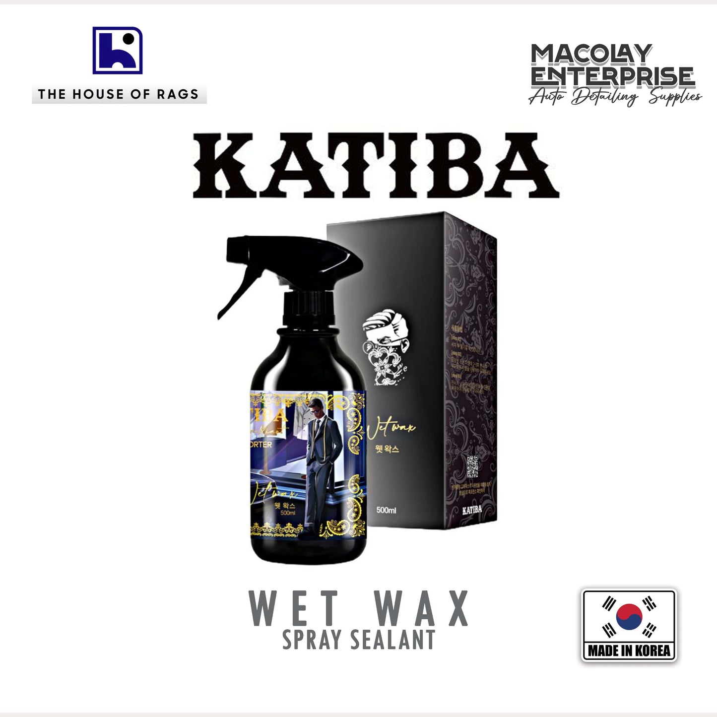 Katiba Wet Wax Spray Sealant 500ml