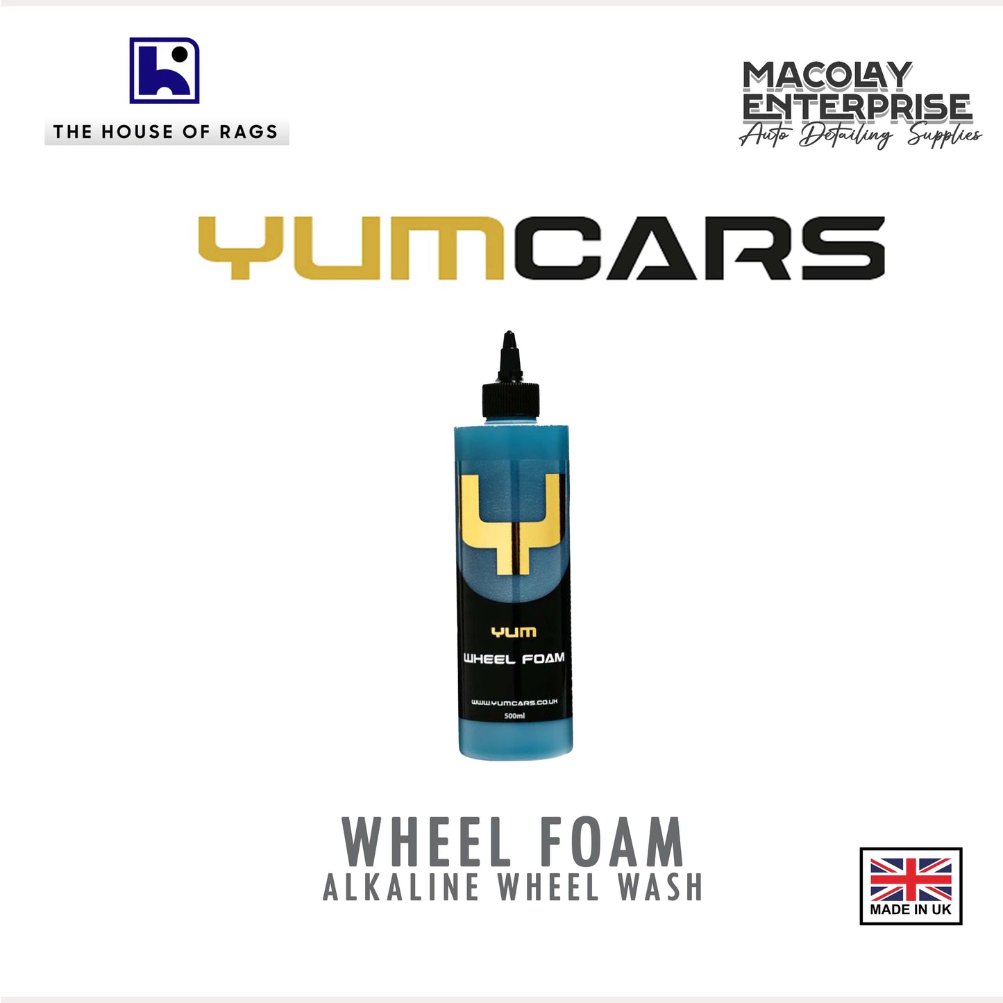 YUMCars Wheel Foam Alkaline Based  High Foaming 500ml