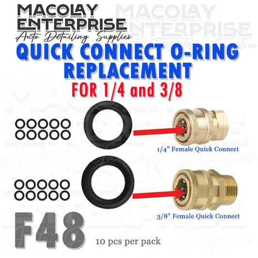 F48 Pressure Washer Quick Connect Rubber O-Ring Replacement