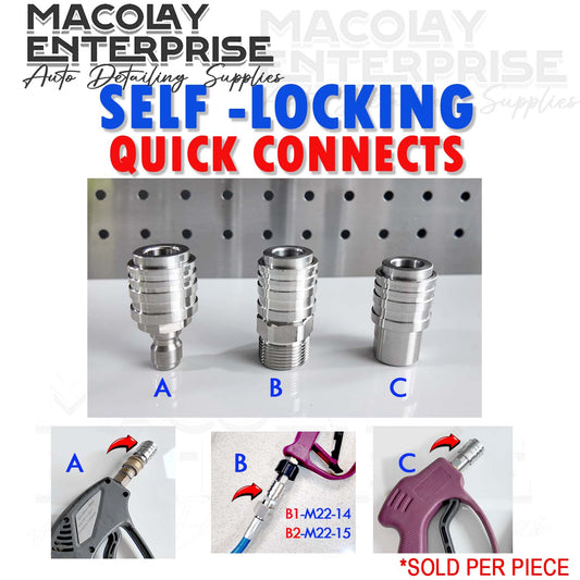 F49 Pressure Washer Self-Locking Quick Connect Fittings